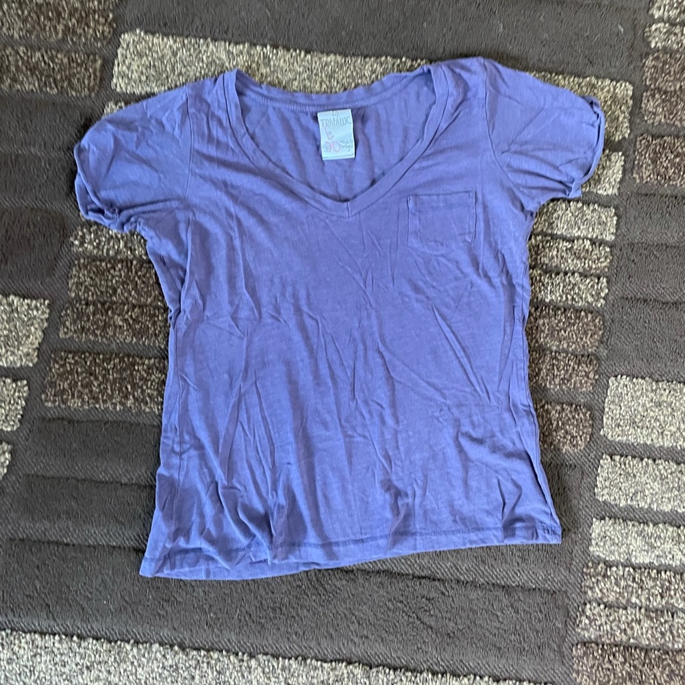 purple tshirt size L